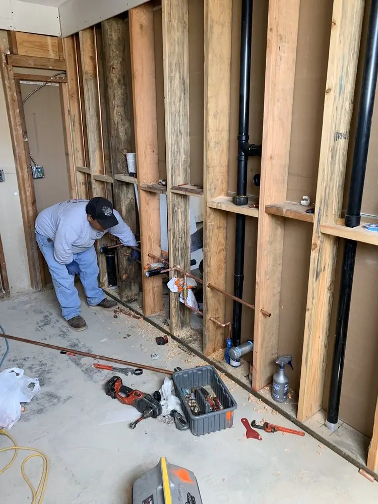 Commercial rough-in plumbing for Gas Line Repair in Springlake Estates